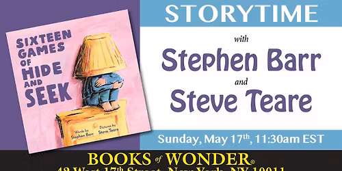 Storytime with the Author & Illustrator | STEPHEN BARR & STEVE TEARE