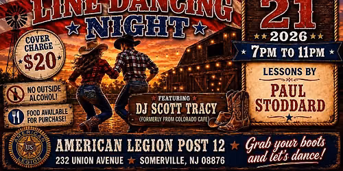 Line Dancing At American Legion 