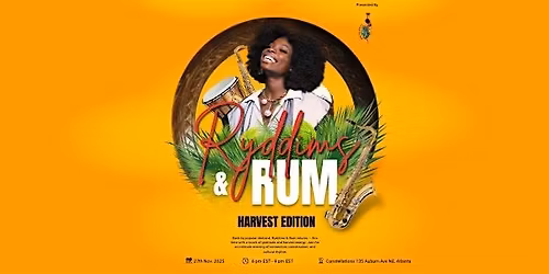 Ryddims & Rum: Harvest Edition