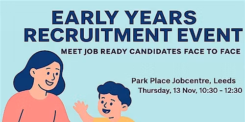 Early Years Recruitment Event -