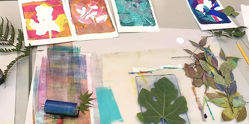 Botanical Silhouettes: Gelplate & Solar Printmaking Workshop