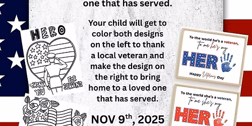 Cool Vibes Veterans Day Kids Event