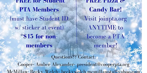 McMillan Cooper 8th Grade Winter Wonderland Dance