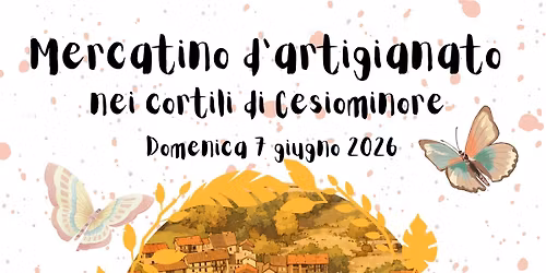 Mercatino d'artigianato nei cortili di Cesiominore (BL) 