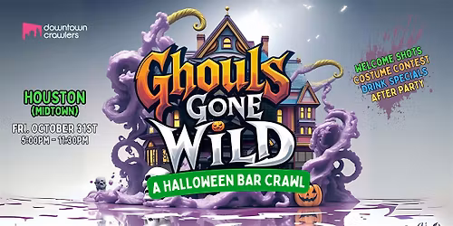 Halloween Bar Crawl 10\/31 - Houston (Midtown)