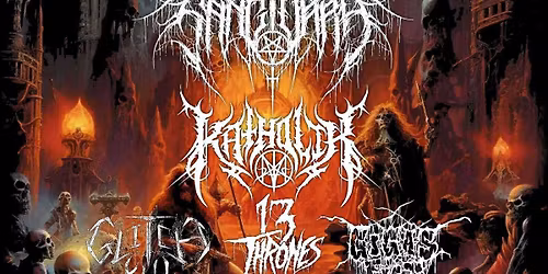 Broken Glass Sanctuary\/Katholik\/Glitchkill\/13 Thrones\/Gigas Fist at 18seventy Brewing