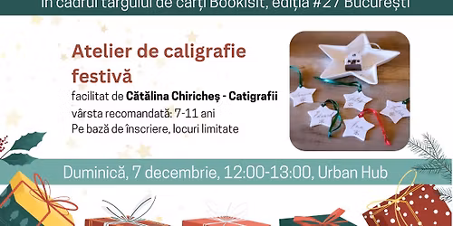 Atelier de caligrafie festiv\u0103 - Bookisit #27