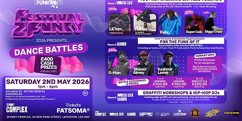 Dance Battles @ Festival2Funky 2026