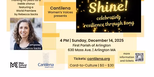 SHINE! a choral concert celebrating resilience through song