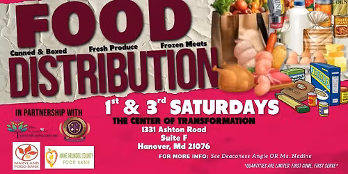 Thanksgiving Drive Thru Food Distribution