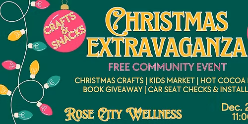 Christmas ExtravaGANZA @ Rose City Birth Center! 