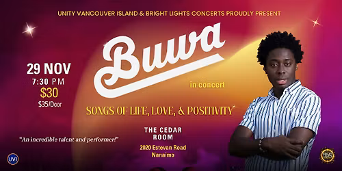 BUWA in Concert: Songs of Life, Love, & Positivity