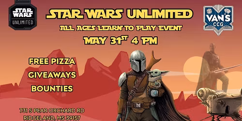 Star Wars Unlimited Learn To Play Event