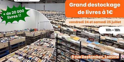 DESTOCKAGE ENTREP\u00d4T LIVRES A 1\u20ac \ud83d\ude0d