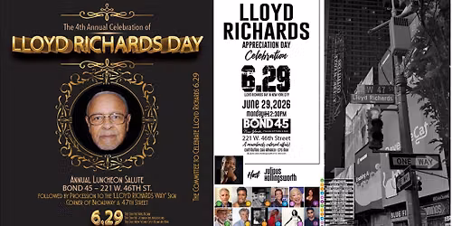Celebrating Lloyd Richards 6.29