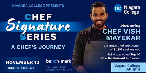 Chef Signature Series - A Chef's Journey: Chef Vish Mayekar