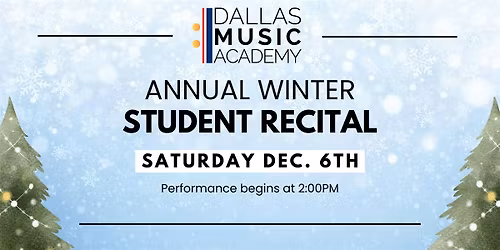 Winter Student Recital