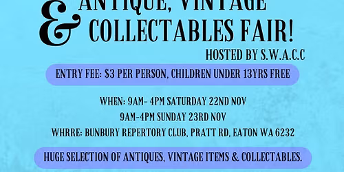 THE EATON ANTIQUE, VINTAGE & COLLECTABLES FAIR