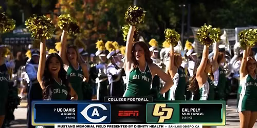 Cal Poly Mustangs at UC Davis Aggies Football at UC Davis Health Stadium