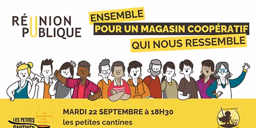 R\u00e9union publique - Notre supermarch\u00e9 participatif arrive \u00e0 Wasquehal !
