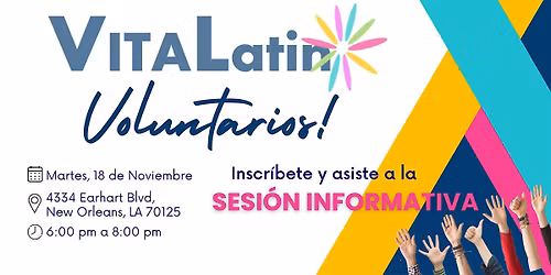Sesi\u00f3n Informativa para Voluntarios de VITA Latinx