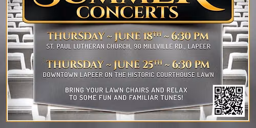 Summer Concert-Lapeer Historic Court House Lawn