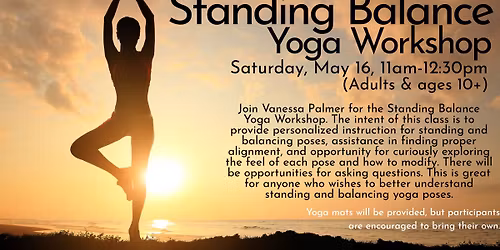 Standing Balance: Yoga Workshop
