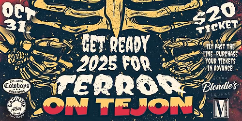 2025 TERROR ON TEJON BLOCK PARTY DOWNTOWN COLORADO SPRINGS