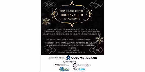 RMA Inland Empire Holiday Mixer