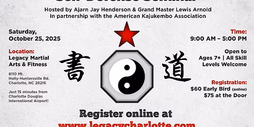 2nd Annual "Warriors Blend" Self Defense Seminar