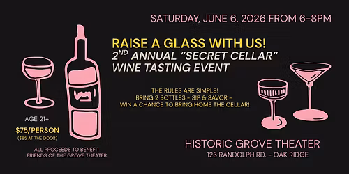 2nd Annual "Secret Cellar" Wine Tasting