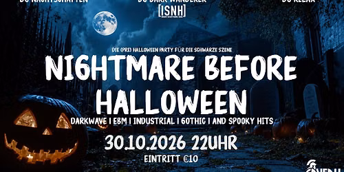 Nightmare before Halloween