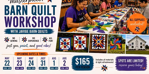 Barn Quilt Workshop with Javibe Barn Quilts | The Sewcial Box