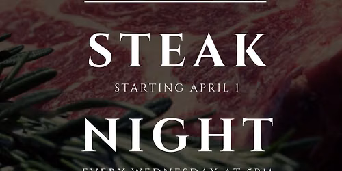 Steak Night @VFW POST 5408 & Parker\u2019s Pub