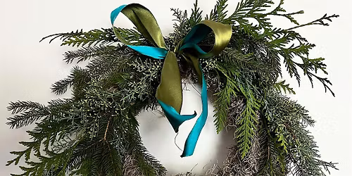 Natural Holiday Wreath-making