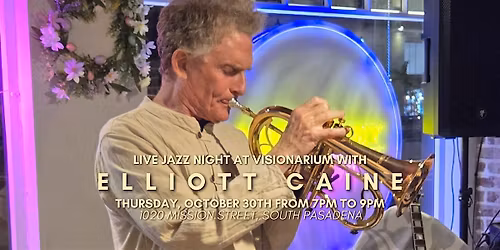 Live Jazz Night at Visionarium with Elliott Caine
