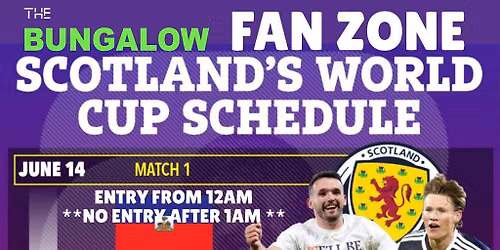 Scotland VS Morocco (Restart Band Live 8pm)
