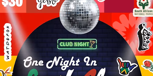 One Night in South Africa back @Applejacks