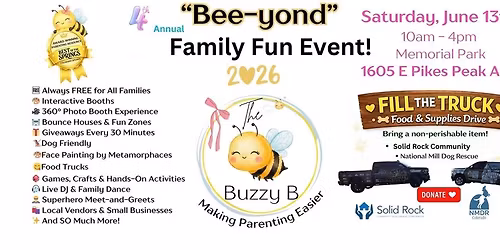Bee-Yond Family Fun Event with the Buzzy B