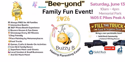 Bee-Yond Family Fun Event with the Buzzy B 