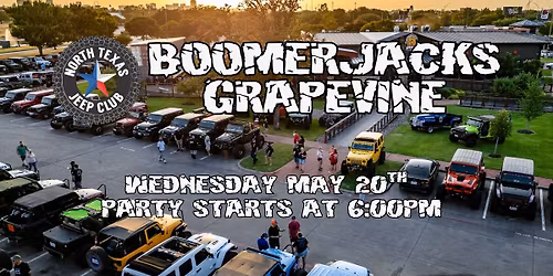 Jeep Night @ Boomerjacks  !!!LARGEST JEEP EVENT IN TEXAS!!!
