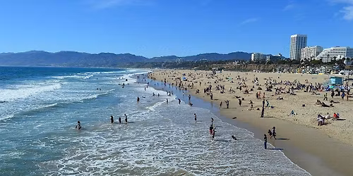 Beach Cleanup At Santa Monica State Beach