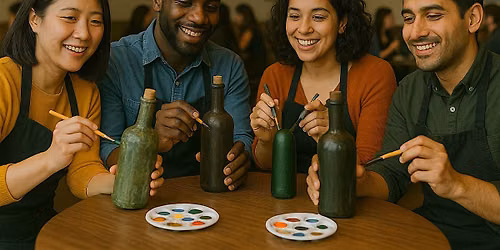 Painted Bottles - Creative Paint Workshop