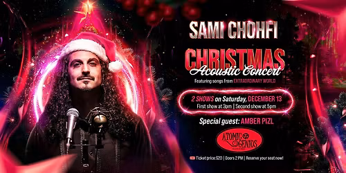 An Extraordinary Christmas with Sami Chohfi : Saturday December 13th