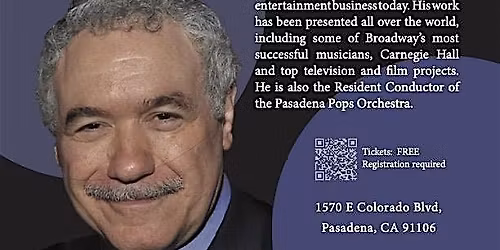 Melodia Mariposa Lecture Series: Maestro Larry Blank in Conversation