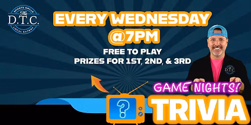 WEDNESDAY TRIVIA NIGHT @ DTC