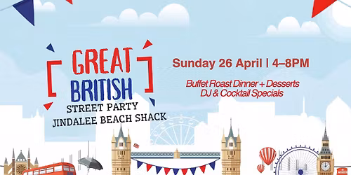 Great British Street Party at Jindalee Beach Shack