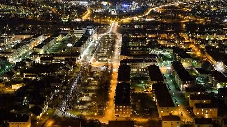 Kalbyris og Stenl\u00e6ngeg\u00e5rds kvarteret, ca. 6,5 km