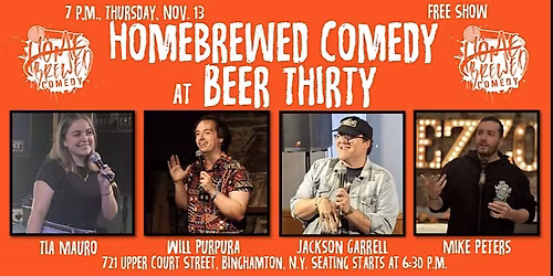 Homebrewed Comedy at Beer Thirty