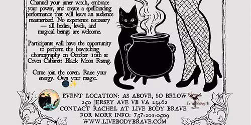 Dance of the Dark Moon: A Burlesque Choreography Workshop